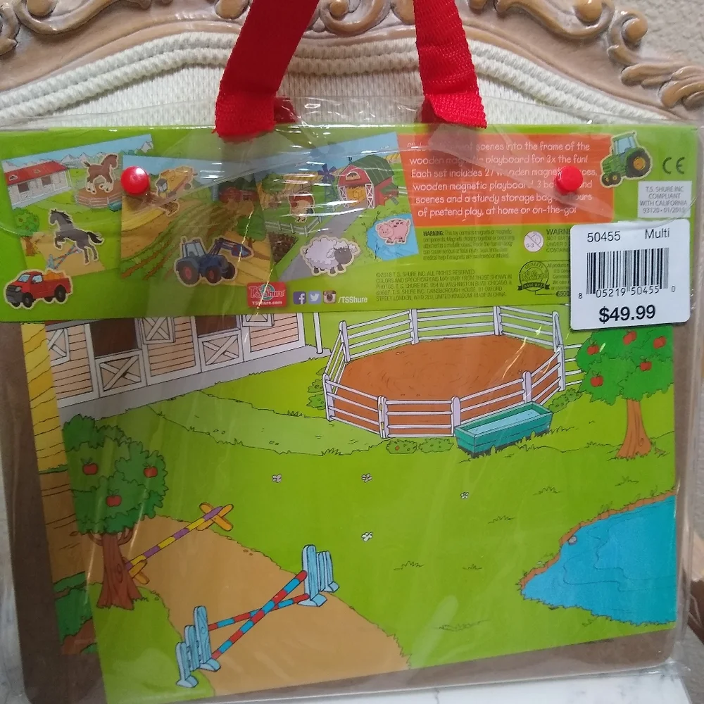 Wooden Magnetic Play Board